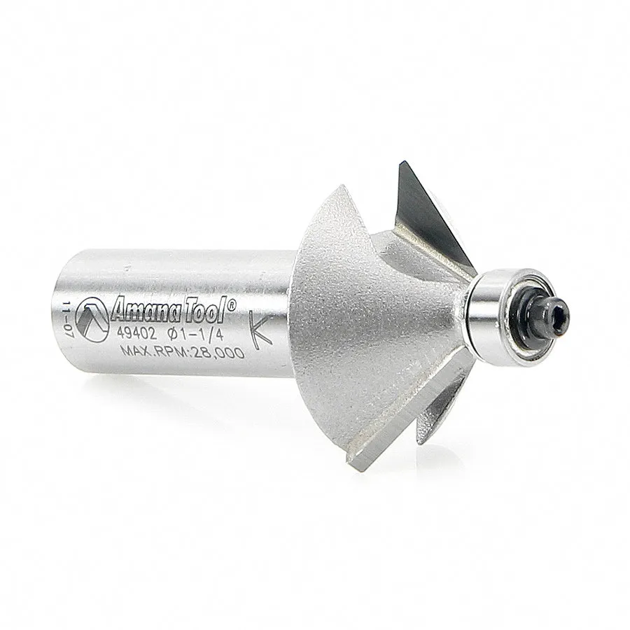 Amana 49402 45° Camfer 1/2 Shank Router Bit