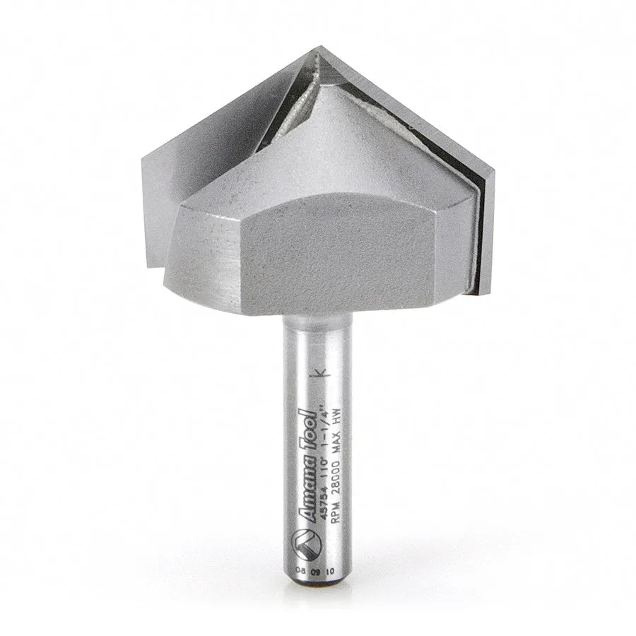 Amana - A45754 1-1/4" Cut Diameter V Grooving Router Bit