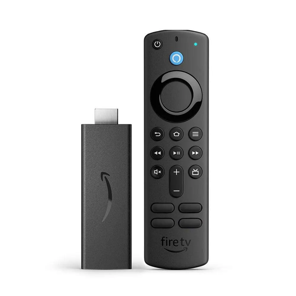 Amazon Fire TV Stick with Alexa Voice Remote.