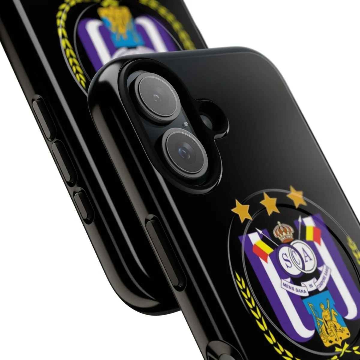 Anderlecht-Inspired Magnetic Tough Phone Cases for Fans