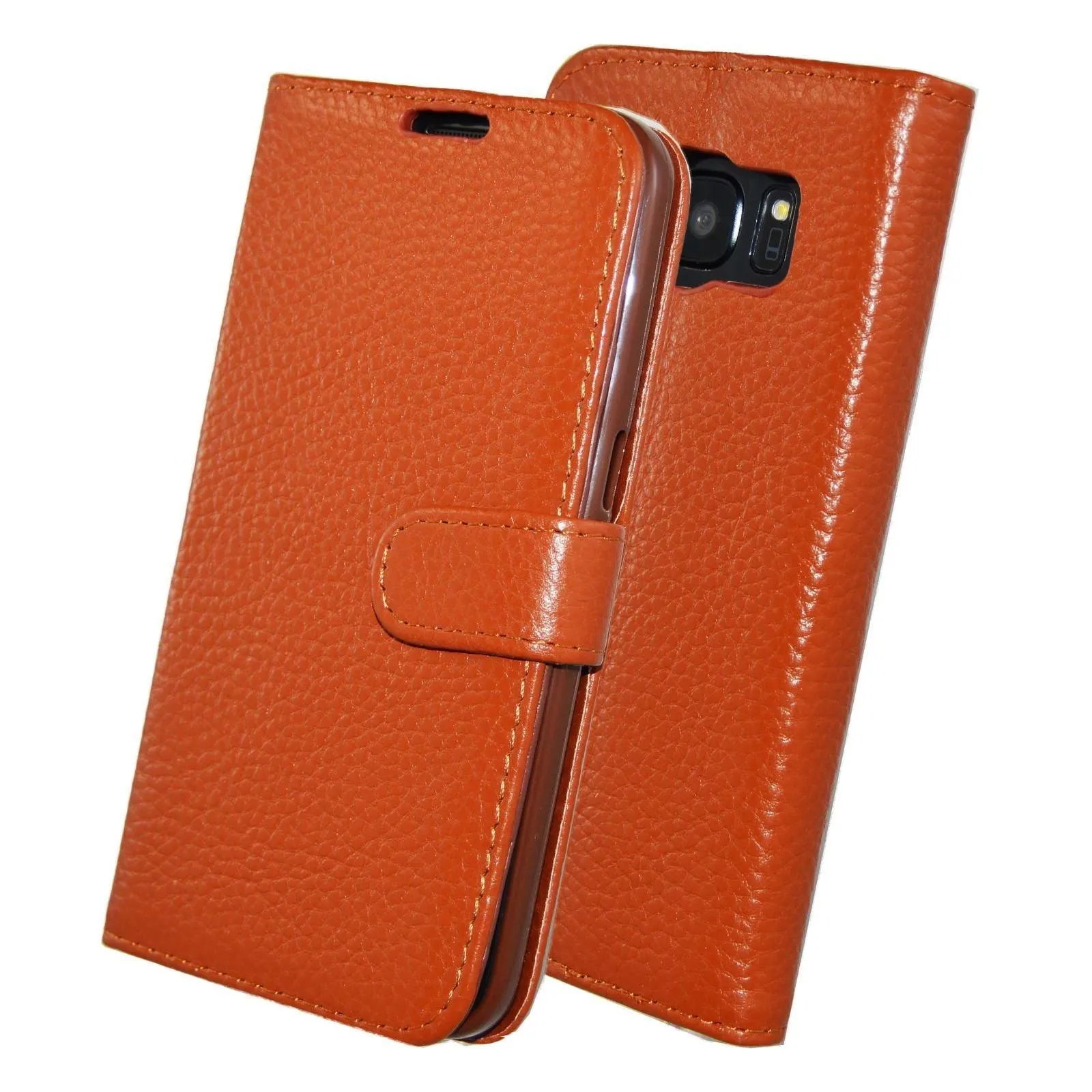 Apple iPhone 12 Pro Max Genuine Leather Flip Folio Book Wallet Case