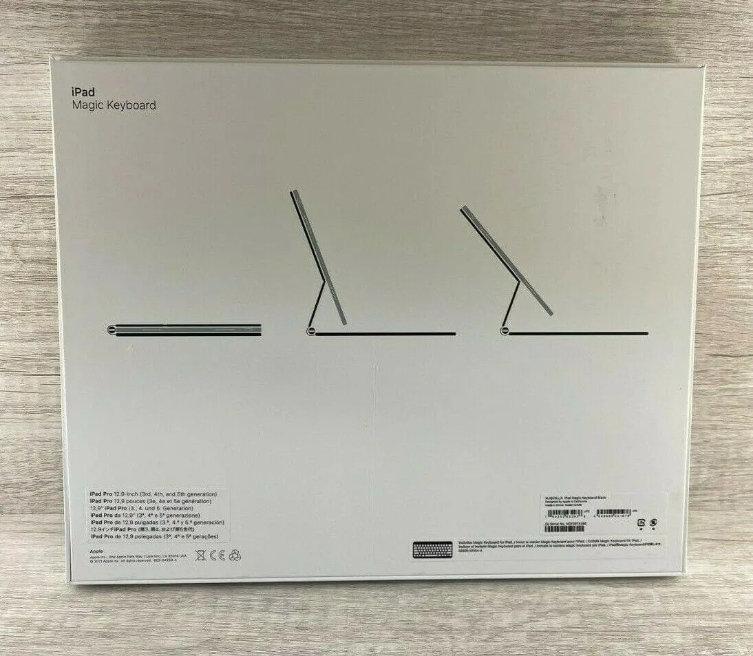 Apple MAGIC Keyboard for Apple 12.9" inch iPad Pro - Black OPEN BOX A2480