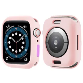 Apple Watch (41mm) candy color button TPU cover - Pink / Purple