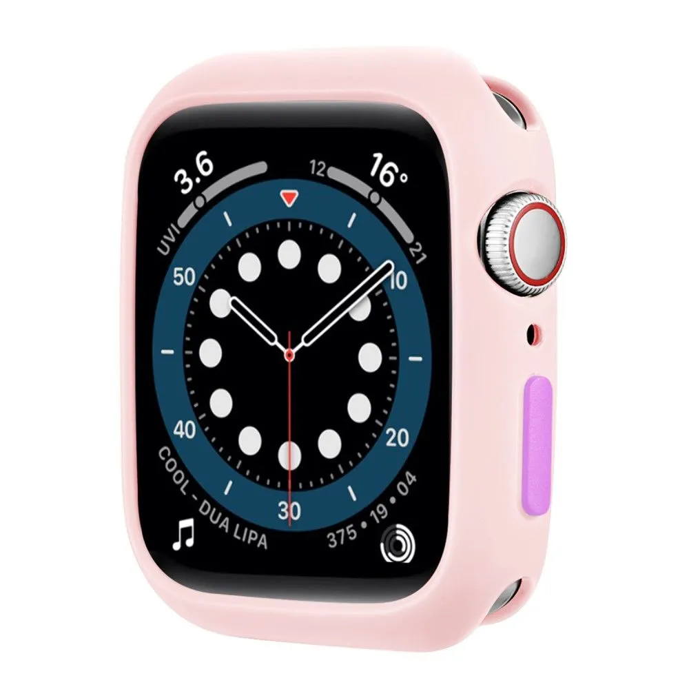 Apple Watch (41mm) candy color button TPU cover - Pink / Purple