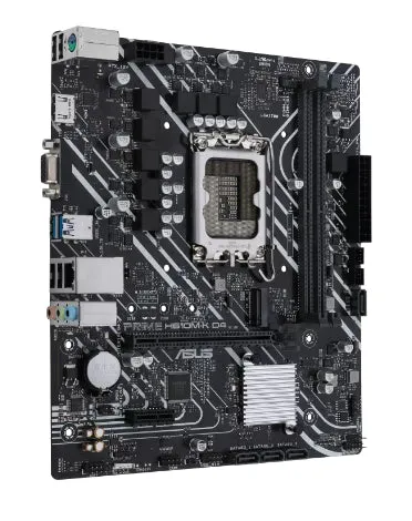 Asus Prime H610m-K D4 - Motherboard - Micro Atx - Lga1700 Socket - H610 Chipset - Usb 3.2 Gen 2, Usb 3.2 Gen 1 - Gigabit