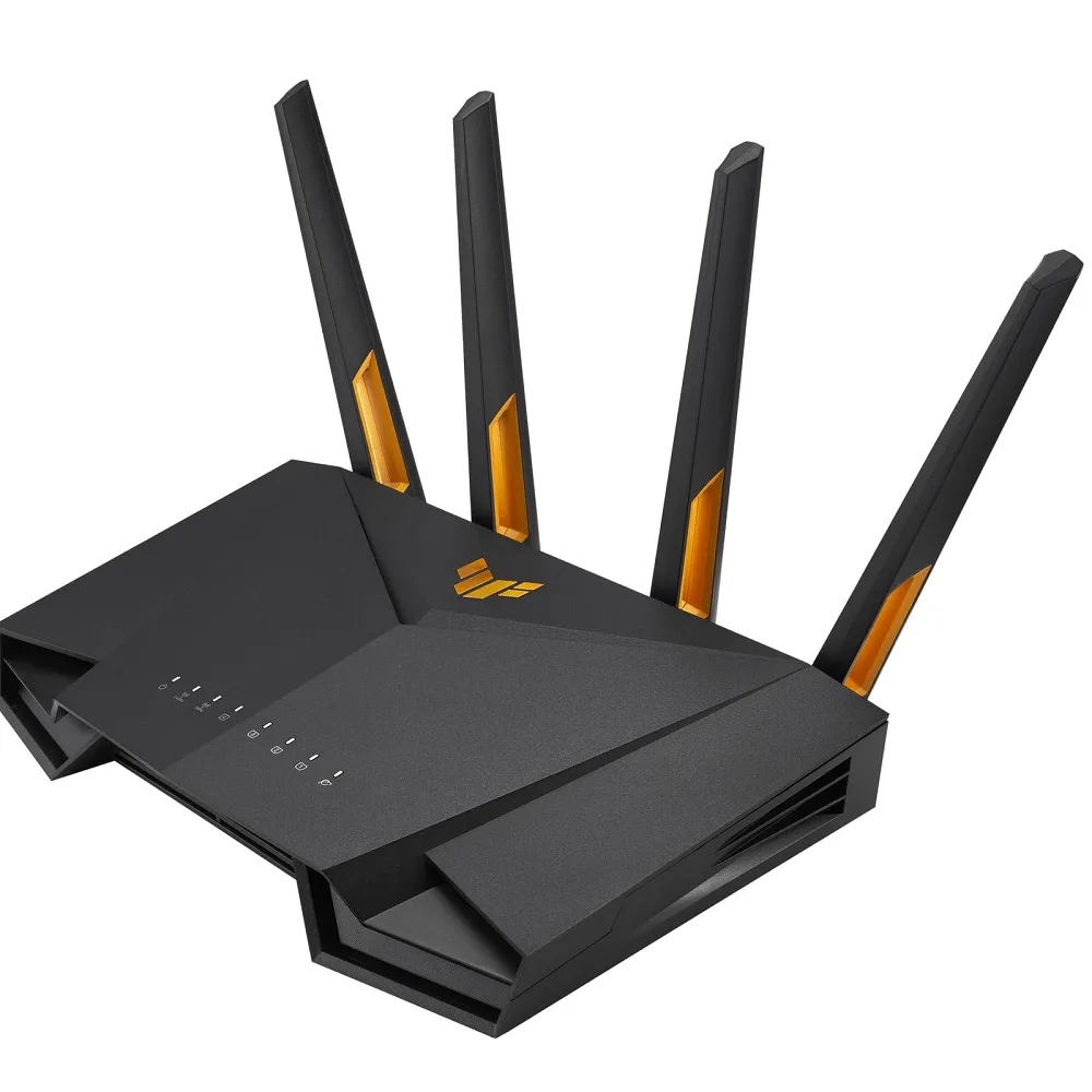 Asus TUF Gaming AX3000 V2 Dual Band WiFi 6 Gaming Router with Mobile Game Mode; 3 steps port forwarding; 2.5Gbps port; AiMesh fo