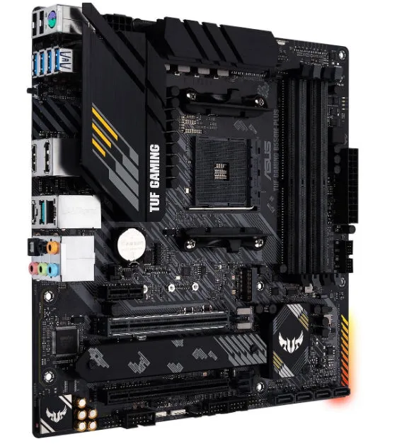 Asus Tuf Gaming B550m-Plus - Motherboard - Micro Atx - Socket Am4 - Amd B550 Chipset - Usb-C Gen2, Usb 3.2 Gen 1, Usb 3.