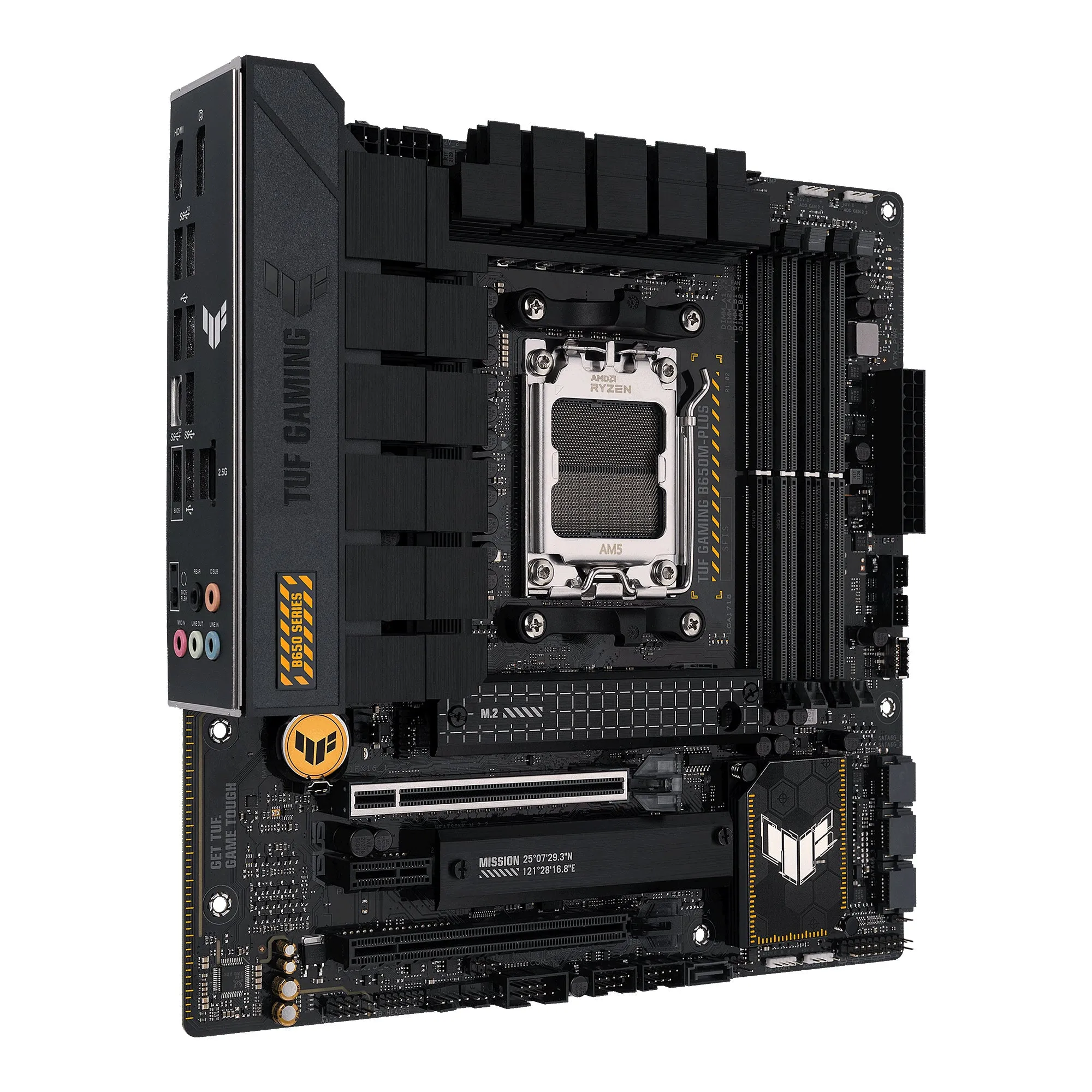 Asus Tuf Gaming B650m-Plus - Motherboard - Micro Atx - Socket Am5 - Amd B650 Chipset - Usb-C 3.2 Gen 2X2, Usb 3.1 Gen 2,