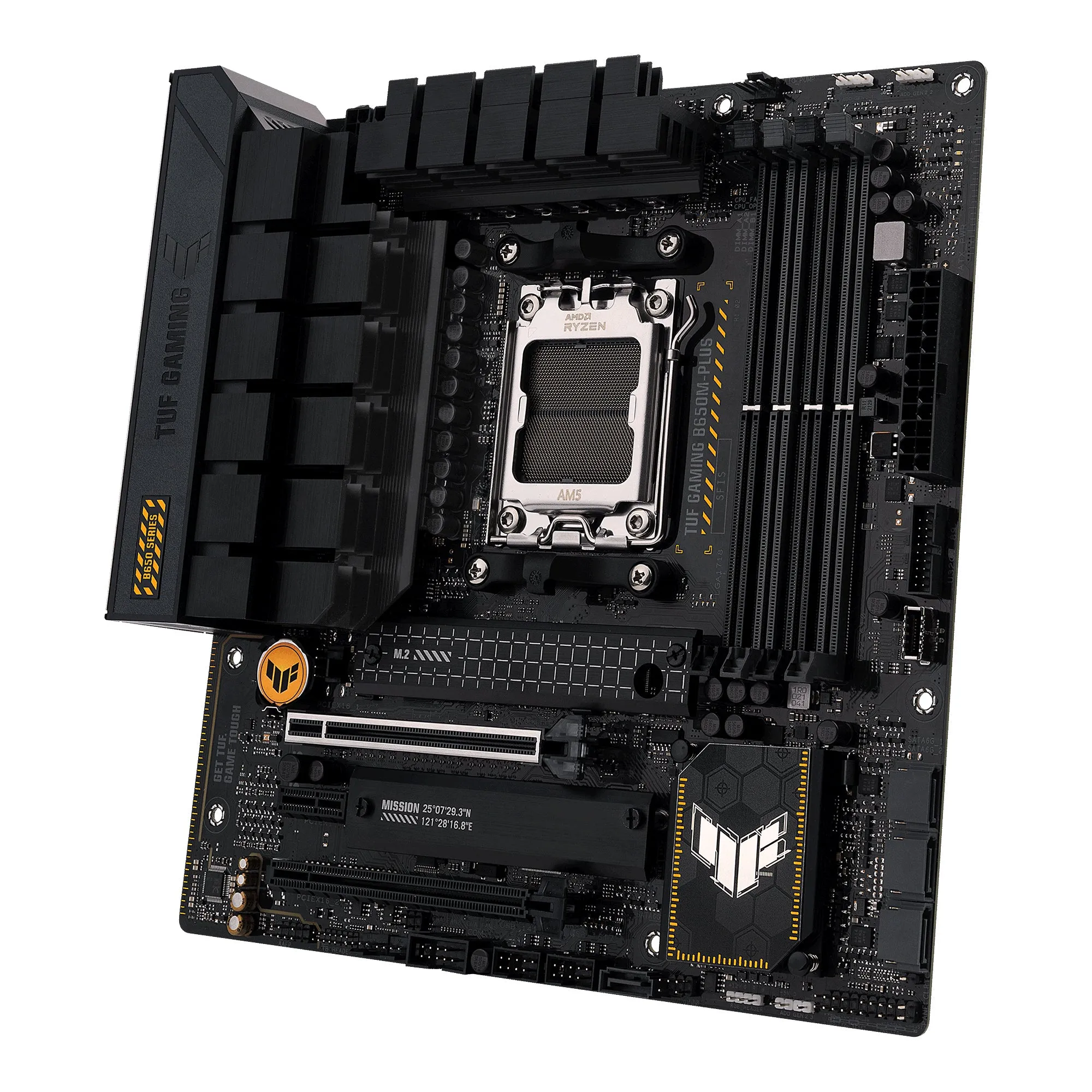 Asus Tuf Gaming B650m-Plus - Motherboard - Micro Atx - Socket Am5 - Amd B650 Chipset - Usb-C 3.2 Gen 2X2, Usb 3.1 Gen 2,