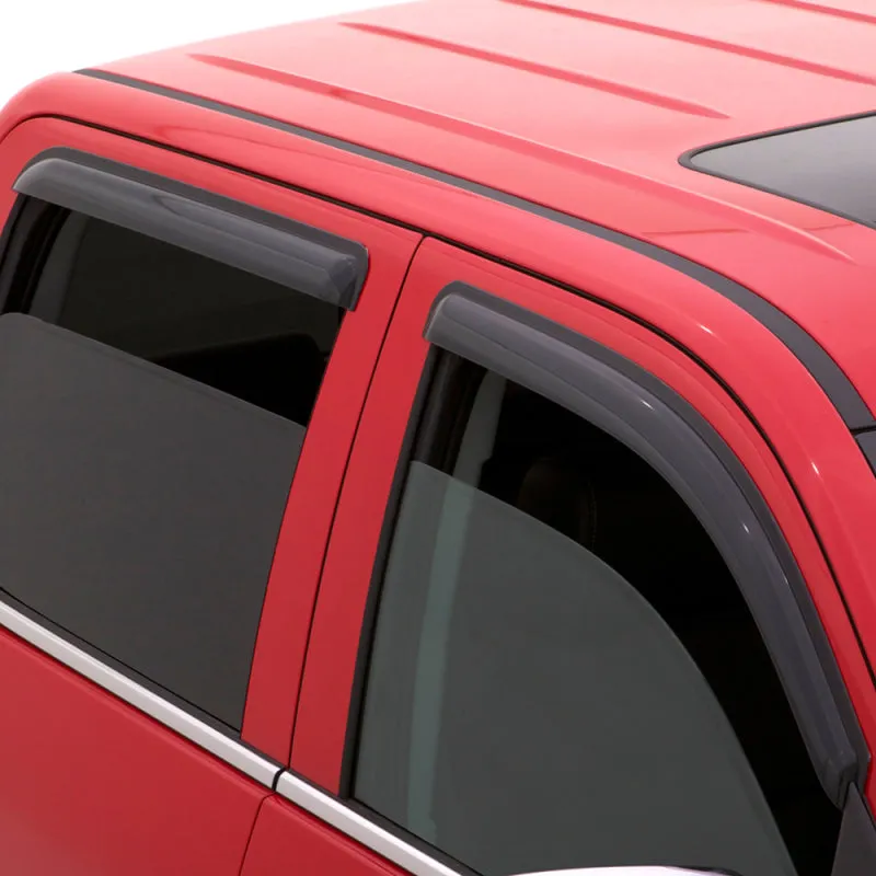 AVS 07-14 Mitsubishi L200 Double Cab Ventvisor Outside Mount Window Deflectors 4pc - Smoke