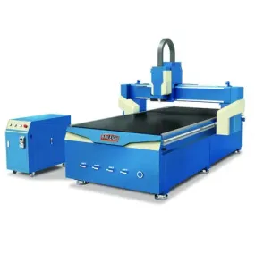 Baileigh Industrial 220V 3Ø 5'x10' CNC Router Table, Vacuum Table, 12HP HSD Spindle, 6pc ATC, and Software Package