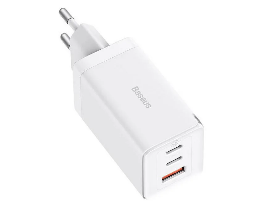 Baseus Fast Charger Gan5 Pro 2C U 65W Eu White