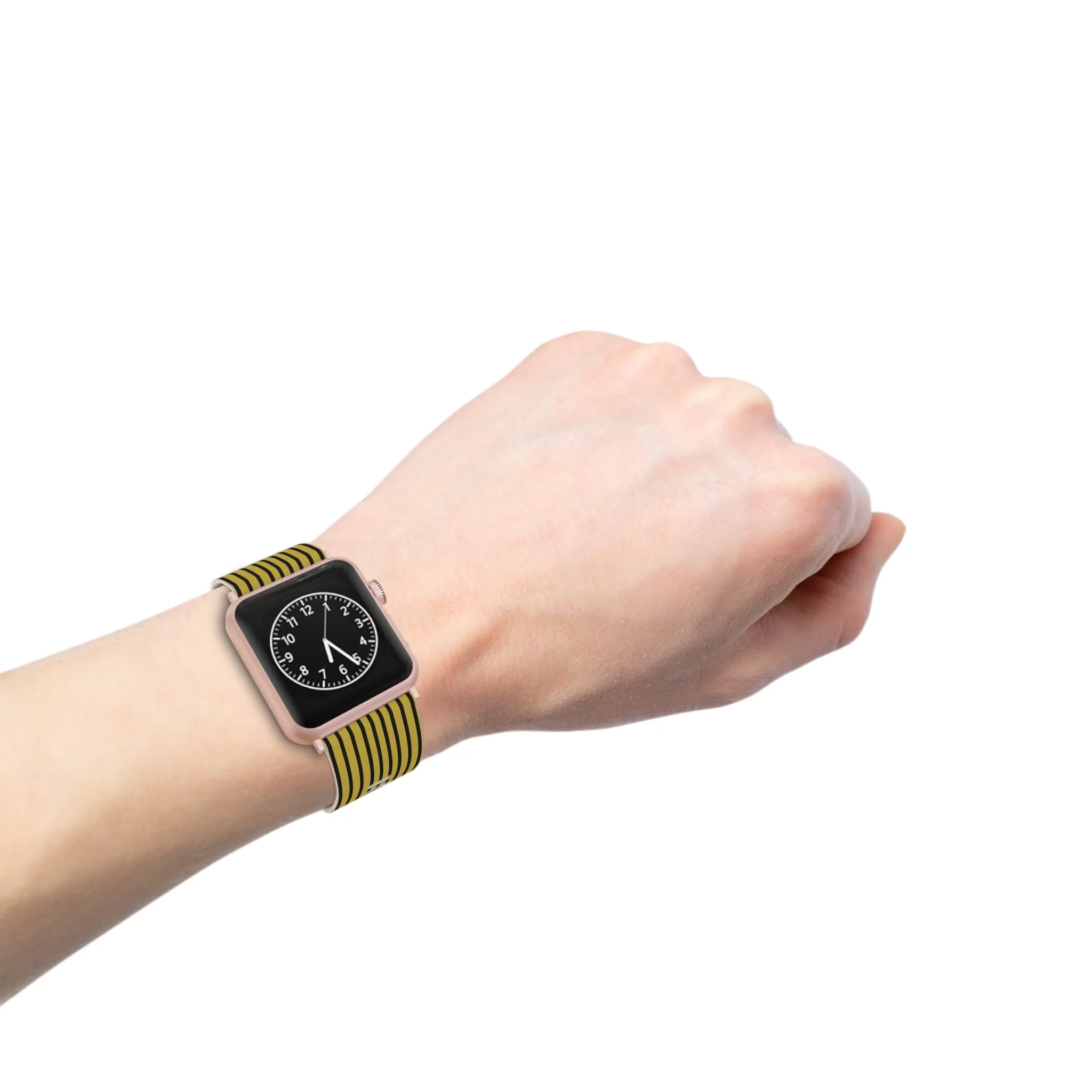 Black and Gold Watch Band for Apple Watch