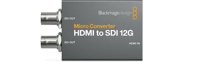 BLACKMAGIC BMD-CONVCMIC/HS/WPSU Micro Converter - HDMI to SDI w/Power Supply