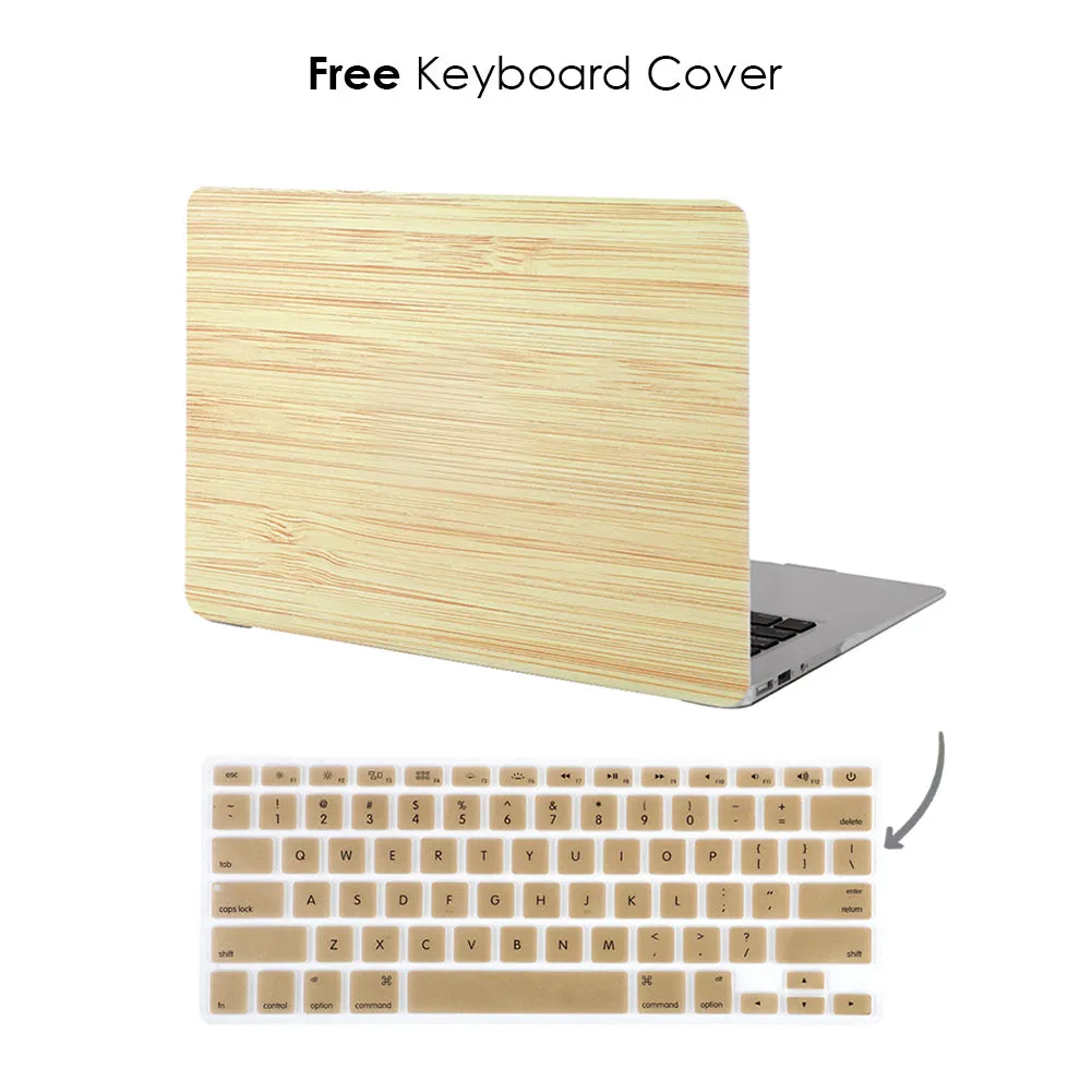 Blonde Wood MacBook Case