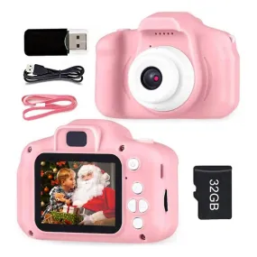 Blue Children Kids Digital Camera Mini Educational Toys 1080p