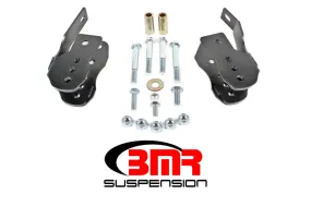 BMR Suspension Control Arm Relocation Bracket  - Black Hammertone - 2005-14 Mustang