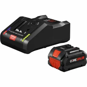 Bosch GXS18V-19N16 CORE18V High Power Starter Kit with (1) CORE18V 6 Ah High Power Battery and (1) GAL18V-160C 18V Turbo Battery Charger