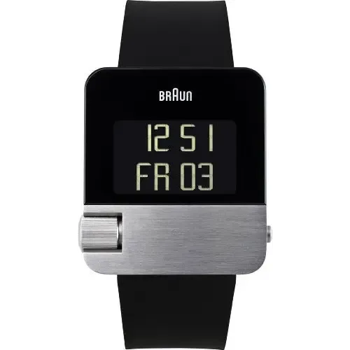 Braun Black And Silver Prestige Watch BN0106SLBKG