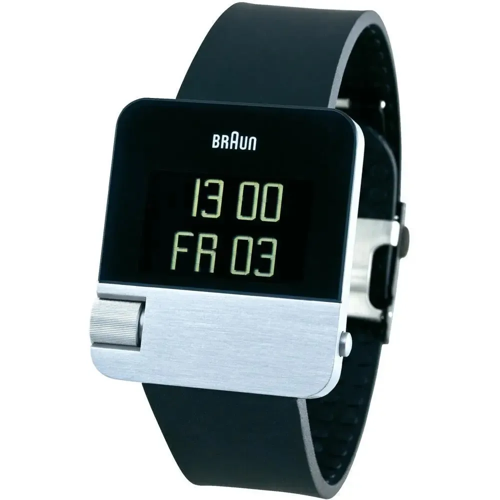 Braun Black And Silver Prestige Watch BN0106SLBKG