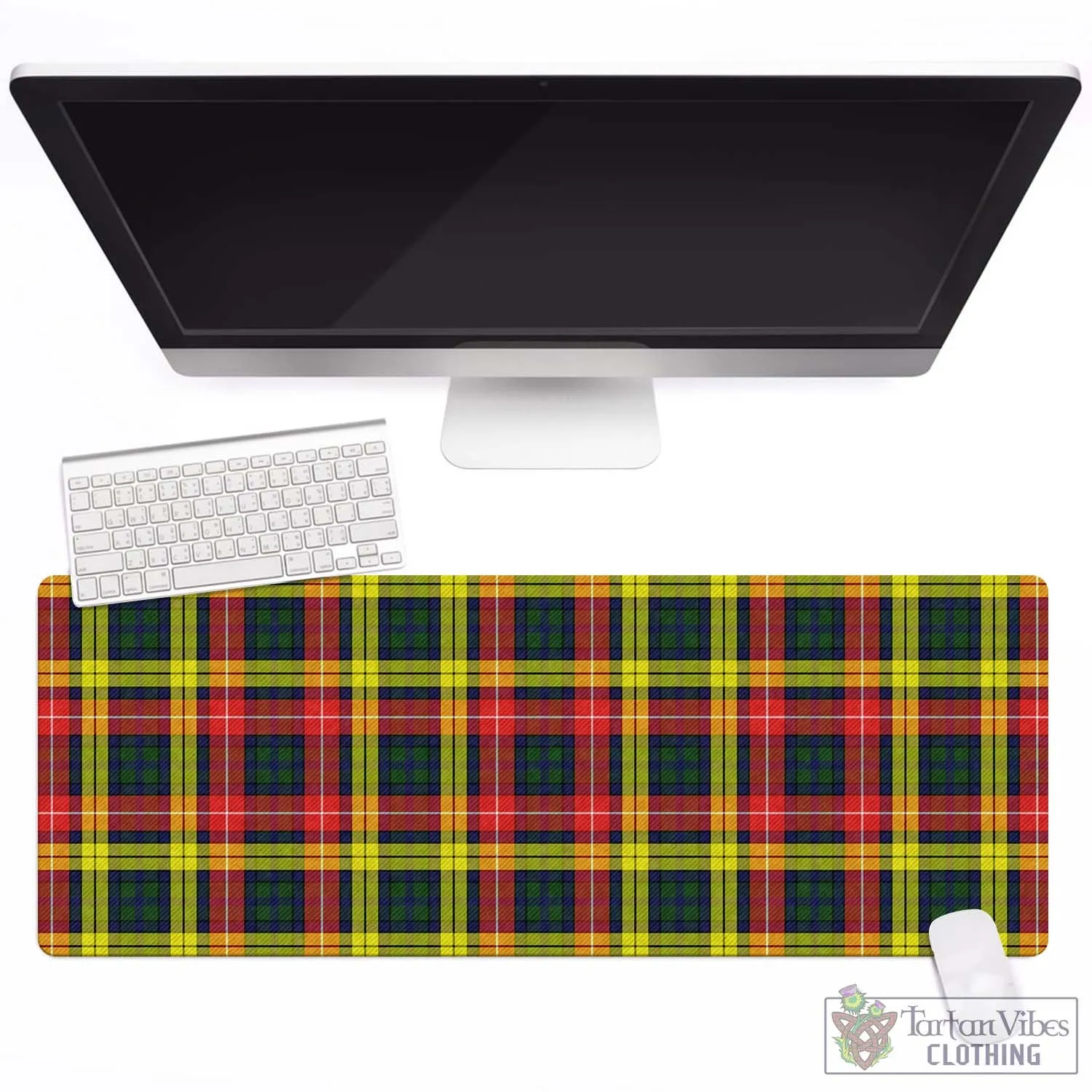 Buchanan Modern Tartan Mouse Pad