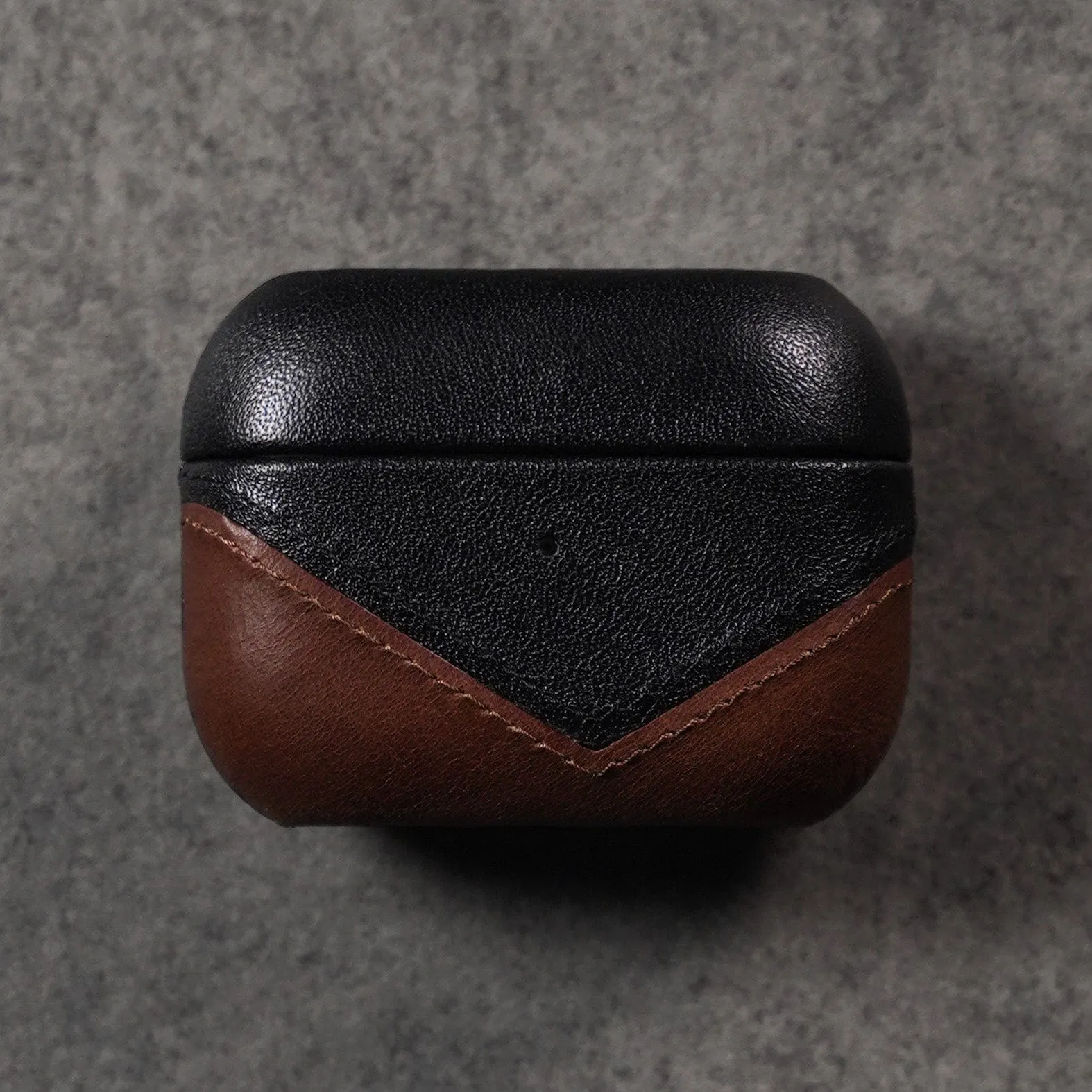 Bullstrap Men's Leather AirPods Case with Micofiber Internal Lining