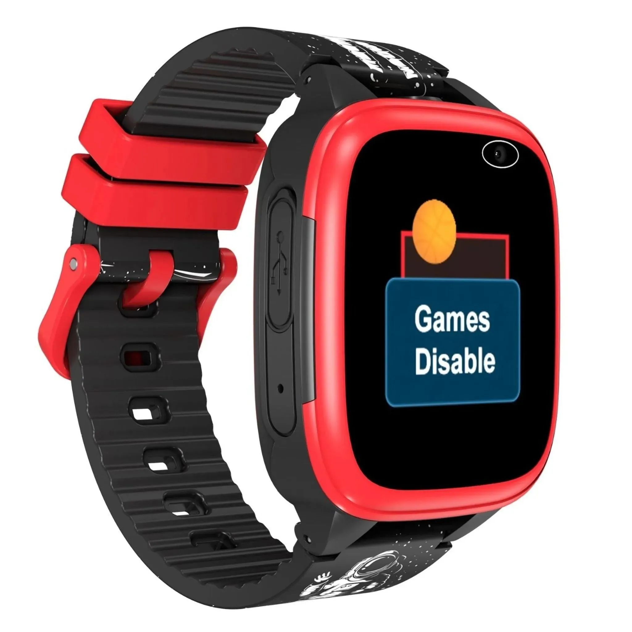 Cactus - Kidoplay - Kids Interactive Game Watch - Black / Red trim