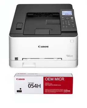 Canon ImageCLASS LBP622Cdw Printer with 054H High Yield OEM MICR Cartridge