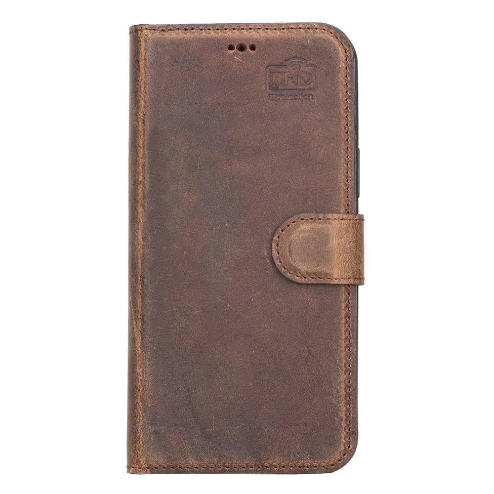 Carter iPhone 13 Pro Max Detachable Wallet Case, Antique Brown