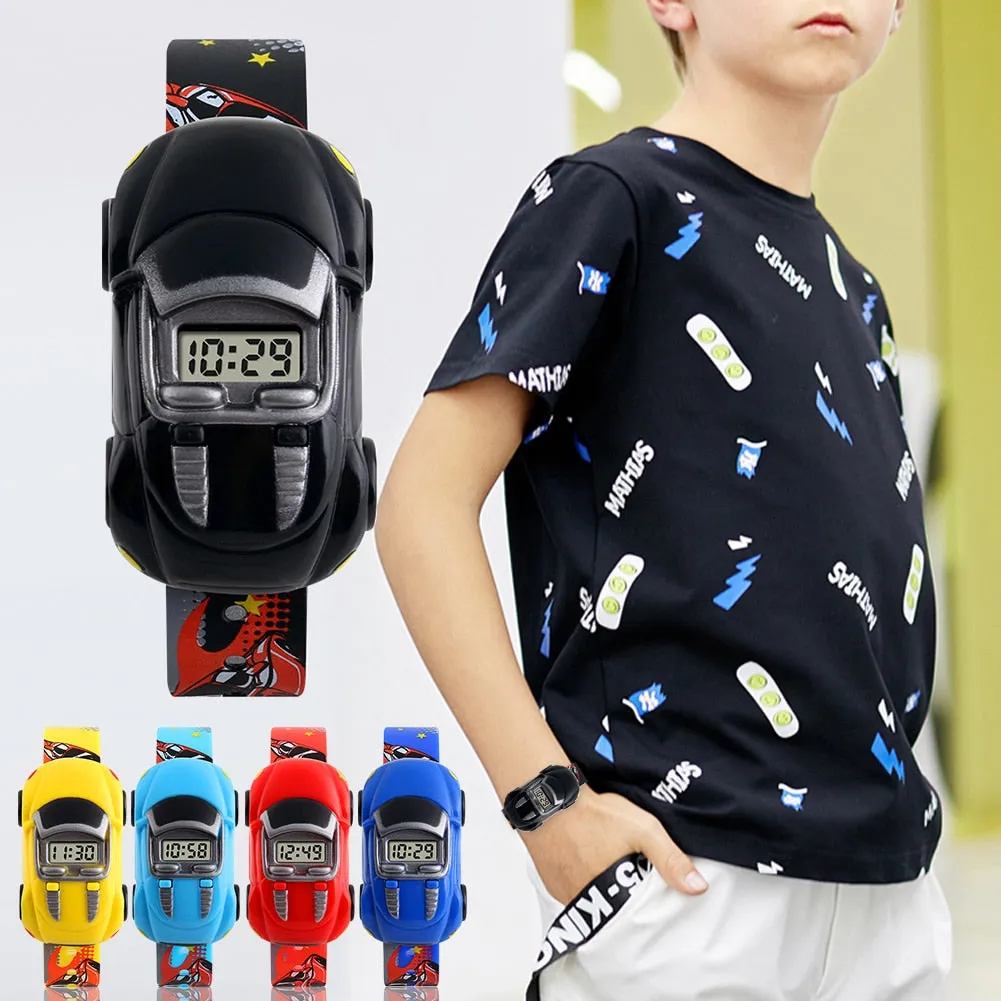 Cartoon Car Watch Toy for Boys