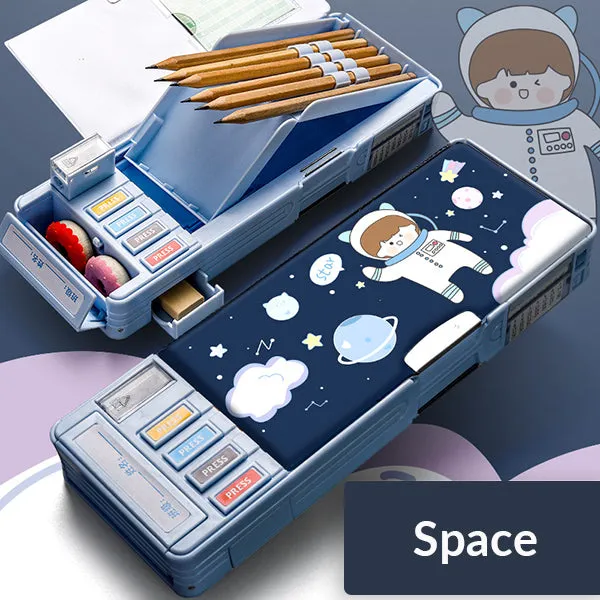 Cartoon Magnetic Pencil Case