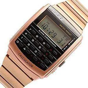 Casio CA-506C-5A Rosegold Calculator Watch for Men and Women