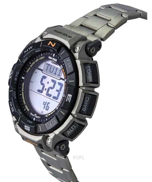 Casio ProTrek Digital Bio Based Resin Tough Solar PRG-340T-7 100M Men's Watch