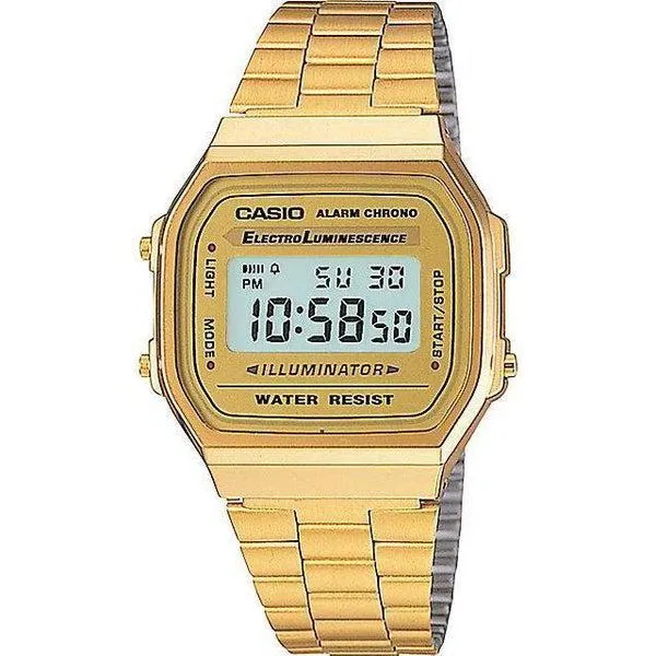 Casio Vintage Collection Digital Watch A168WG-9VT Gold