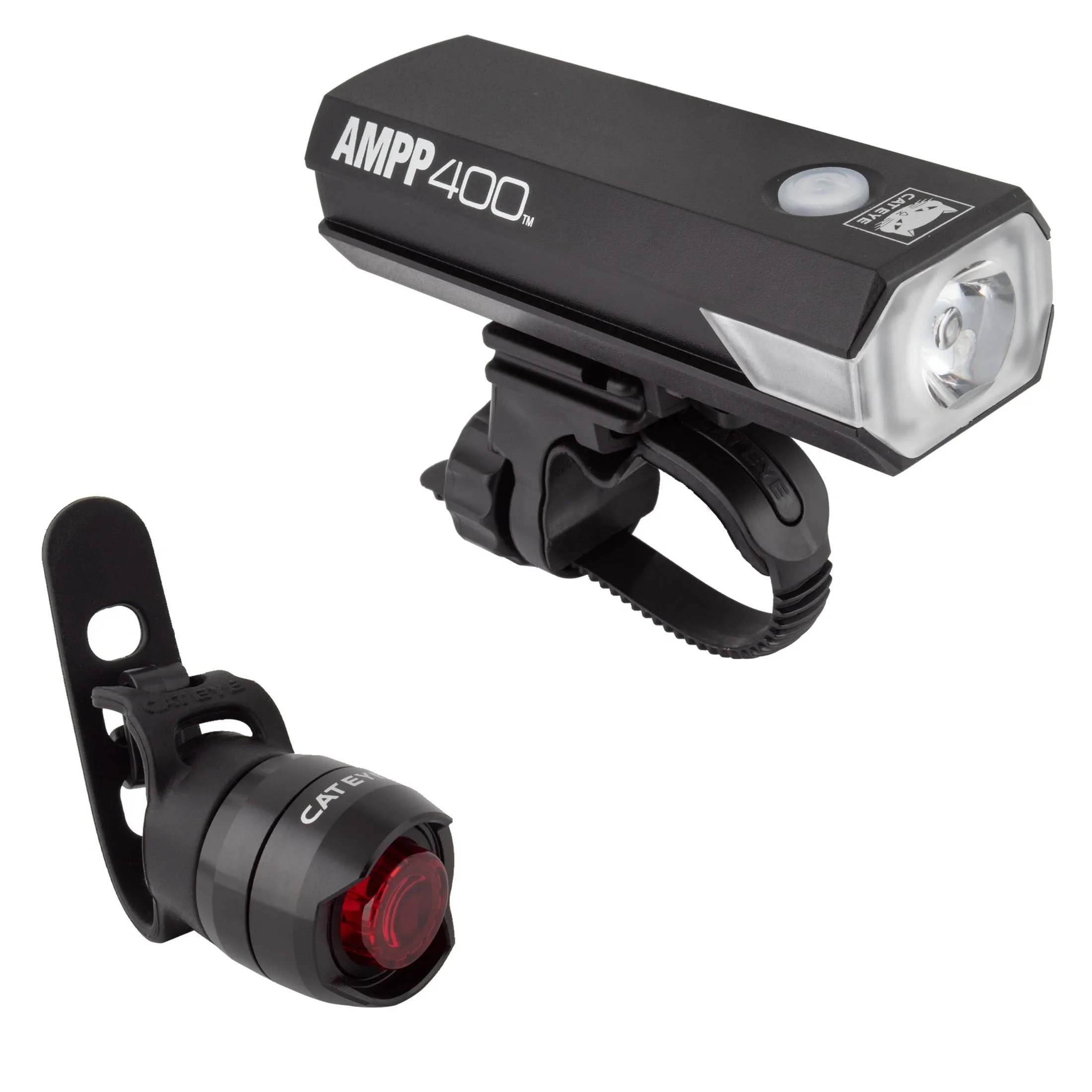 Cateye AMPP400 ORB-RC Combo Light Set