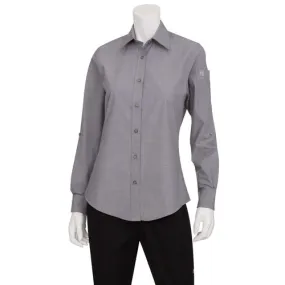 Chef Works SLWCH002GRYXS Dress Shirt