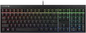 【本週特價】CHERRY G80-3821 MX2.0S 黑框RGB 機械式鍵盤 (MX Black) G80-3821LUAEU-2 額外獲贈CHERRY 8-Key 鍵帽