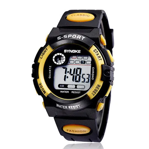 Children's digital Watches Super dive 30 M waterproof outside sport cartoon watches boys girl's Watches