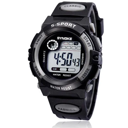 Children's digital Watches Super dive 30 M waterproof outside sport cartoon watches boys girl's Watches