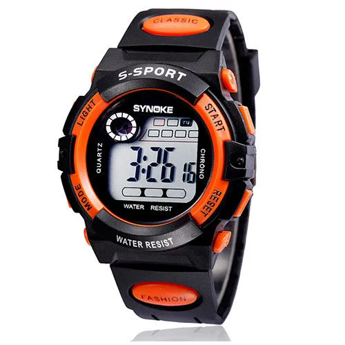 Children's digital Watches Super dive 30 M waterproof outside sport cartoon watches boys girl's Watches