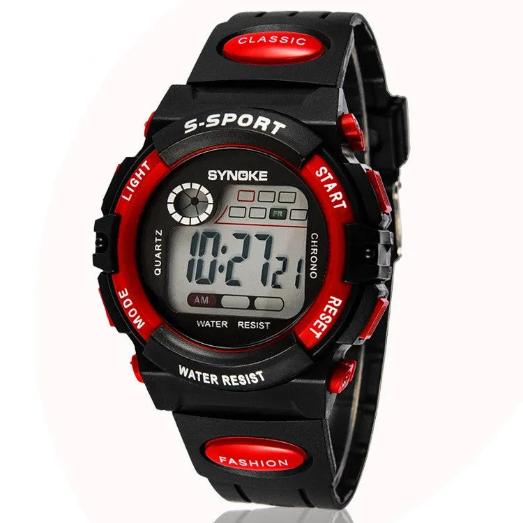 Children's digital Watches Super dive 30 M waterproof outside sport cartoon watches boys girl's Watches