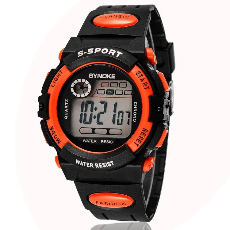 Children's digital Watches Super dive 30 M waterproof outside sport cartoon watches boys girl's Watches