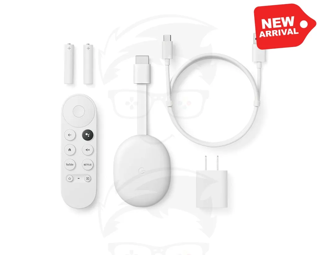 Chromecast with Google TV - Streaming Entertainment in 4K HDR - Snow