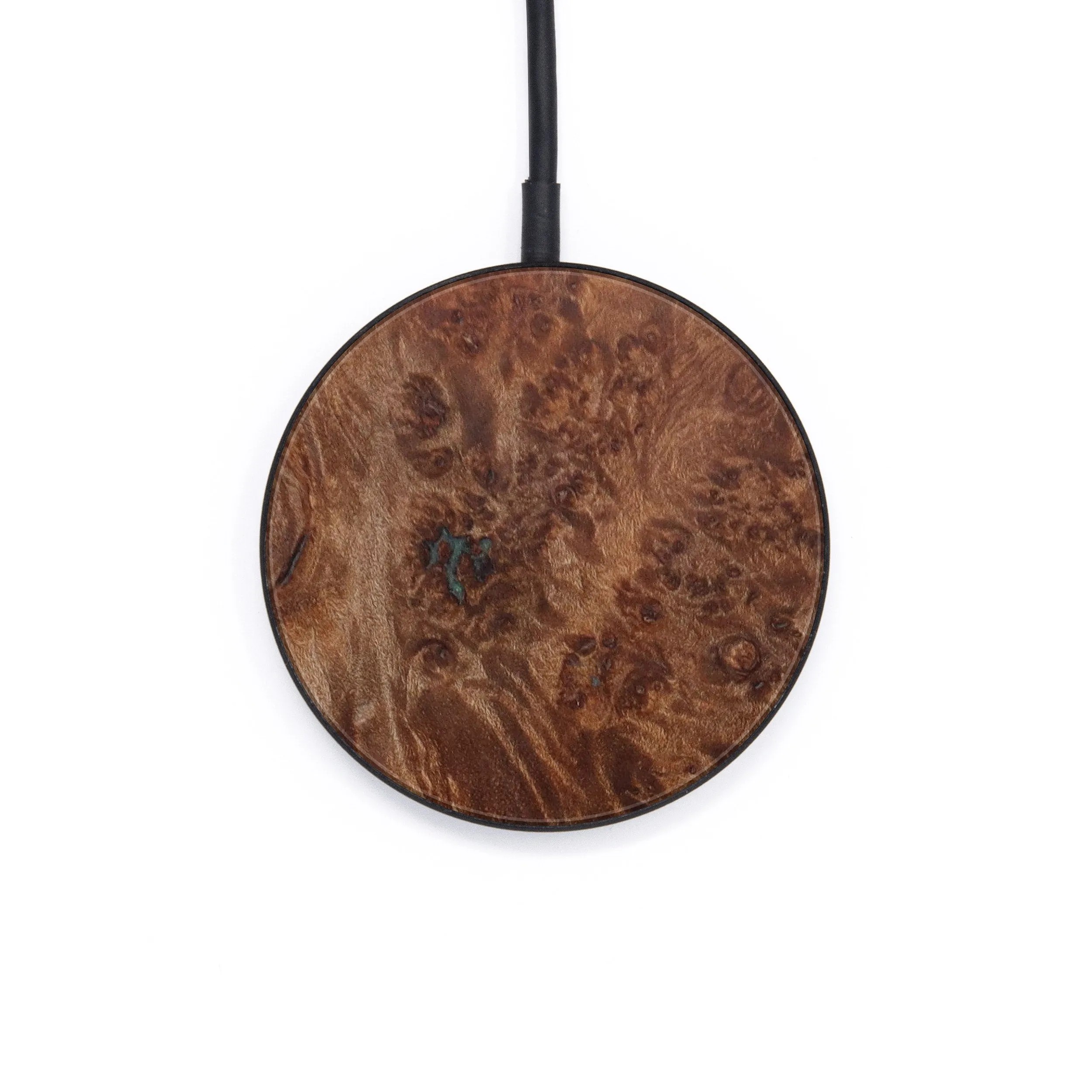 Circle Burl Wood Wireless Charger - Laraine (Maple Burl, 611802)