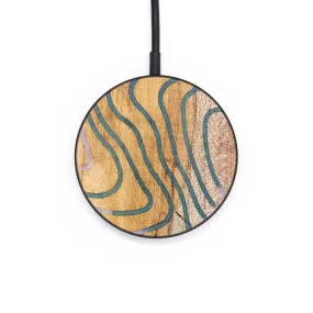 Circle Wood Resin Wireless Charger - Annalise (Pattern, 705407)