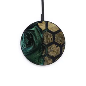 Circle Wood Resin Wireless Charger - Carlisle (Pattern, 573127)