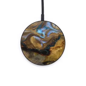 Circle Wood Resin Wireless Charger - Denisha (Metallic, 610195)