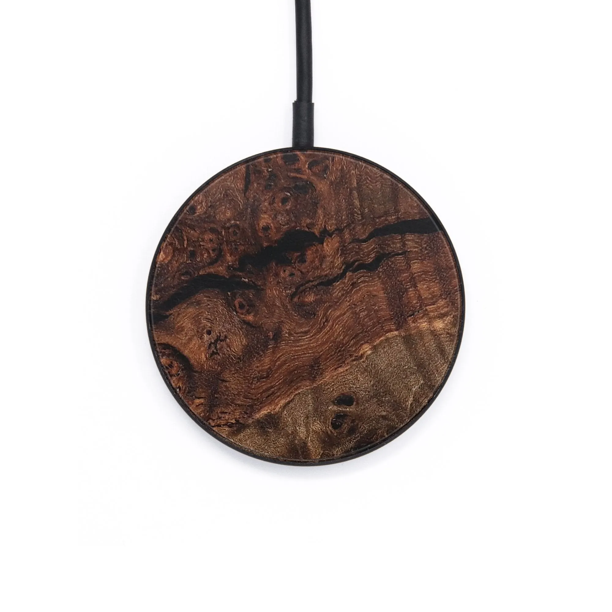 Circle Wood Wireless Charger - Evangeline (Wood Burl, 727302)