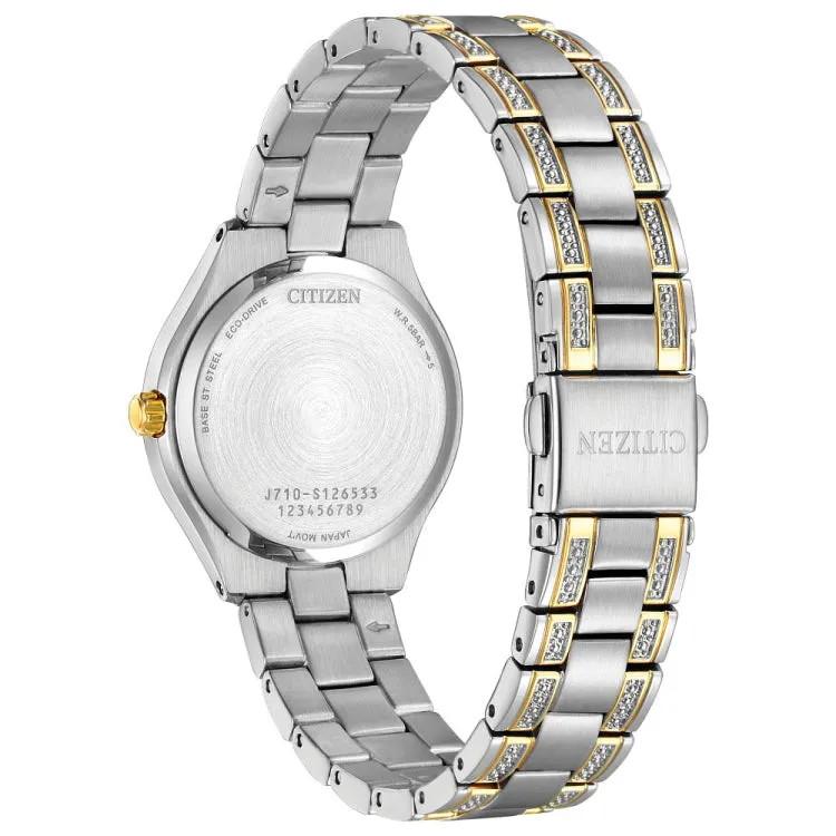 CITIZEN Eco-Drive Dress/Classic Eco Crystal Eco Ladies Stainless Steel