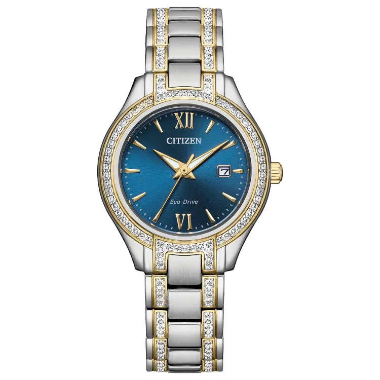 CITIZEN Eco-Drive Dress/Classic Eco Crystal Eco Ladies Stainless Steel